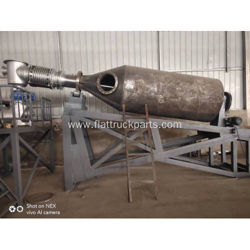 None-stop waste pyrolysis plant